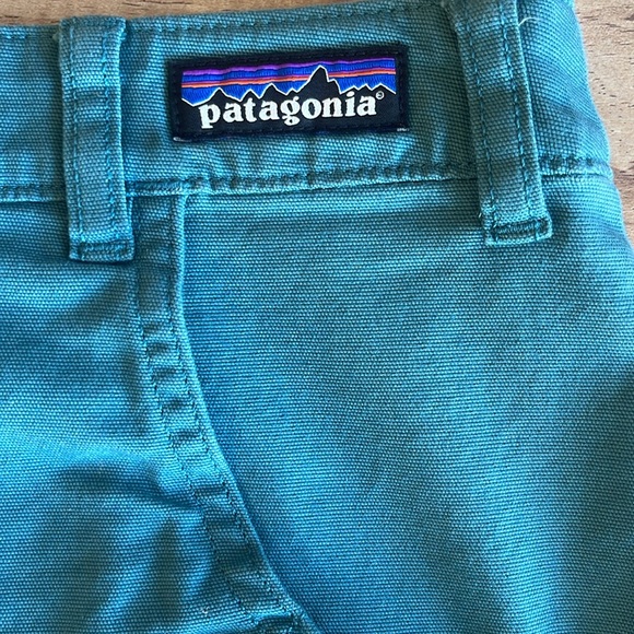 NWT Patagonia Women's Stand Up Skirt Size 6 Teal Organic Cotton Pockets - Picture 3 of 9
